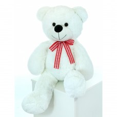 Ведмежа з бантом біле В146/0 45см