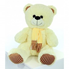 Ведмежа з шарфом молочне В147/2 65см