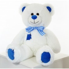Ведмежа з латкою біло-блакитне, 120см В360/3