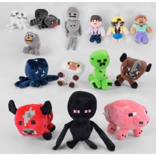 Персонажі з гри майнкрафт 14 видів 23см