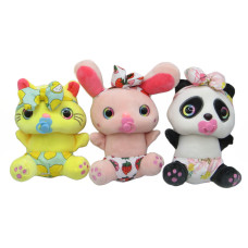 Котик, Зайчик, Панда з соскою 1160-5 24см