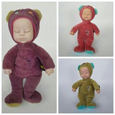 Пупс-сплюха в костюмі ведмежати 23209 бол 24см