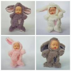 Пупс-сплюха в хутряному вбранні 23212 мал 20см