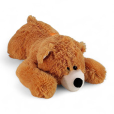 Ведмедик з бантом лежачий 60см