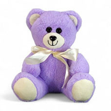 Ведмежа з бантом B361/0 лаванда 48см