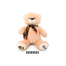 Ведмедик з шарфом сірий 60см 1202/60