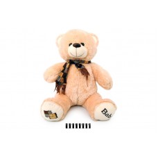 Ведмедик з шарфом сірий 70см 1202/70