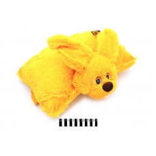 Заяц-подушка больш жовт В047 45см