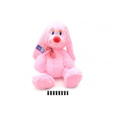 Заяц Сеня вел. рожевий В042/2 65см