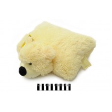 Ведмедик-подушка мал молочн В038 37см 