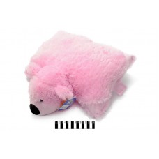 Ведмежа-подушка вел рожева В039 46см 