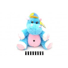Бегемотик блакитний В227/1 33см