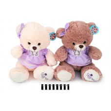 Ведмедик в платті  (2 кол) 4323/33 33см