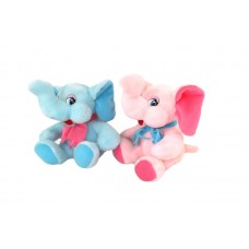 Слоненя з шарфом 16 см муз. 2422/16 ( 2 кол.)