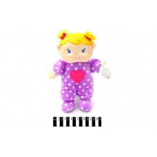 Лялька м'яка 8275-1/28 в комбінезоні 28см