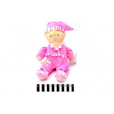 Лялька м'яка 8275-2/28 в комбінезоні 28см