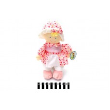 Лялька м'яка 8275-5/28 в платті та капелюсі 28см