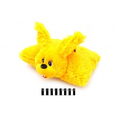 Заєць-подушка мал жовт В048 38см 