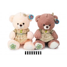 Ведмедик в платті  (2 кольори) 2752/33 33см