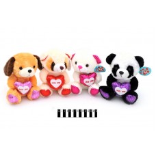 Звірі з сердечком 31-610-20 4 види 20 см