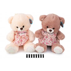 Ведмедик в платті  (2 кол) 2765/33 33см