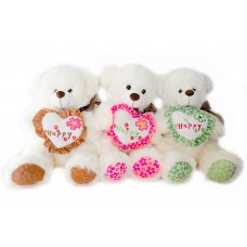 Ведмедик з серцем (серце 3 кол.) 40 см 6792/40