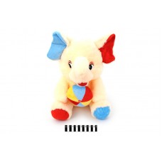 Слон з шарфом і з м`ячем 770/42 муз 42см