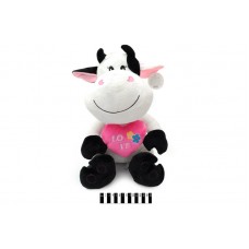 Корівка з сердечком муз 4176/38 38см