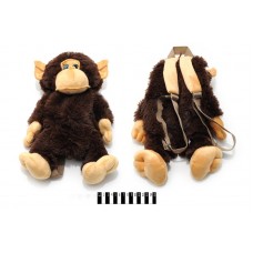 Рюкзачок - мавпочка  коричневий В153 (кх)