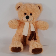 Ведмежа з шарфом персикове В147/1 50см