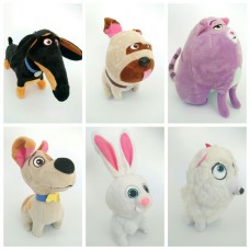 Тварини з м/ф Таємне життя домашніх тварин  PLU-8, 6 видів, 18 см